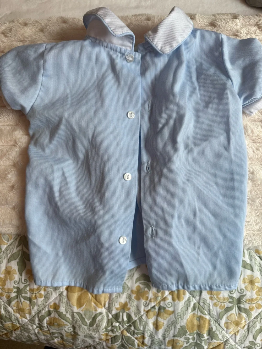Little Bebe smocked blue top classic size 18 mo